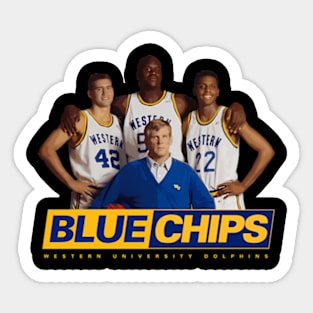 Blue Chips Sticker